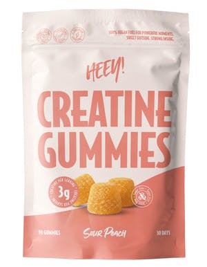 Heey! Creatine Gummies Sour Peach 90 st