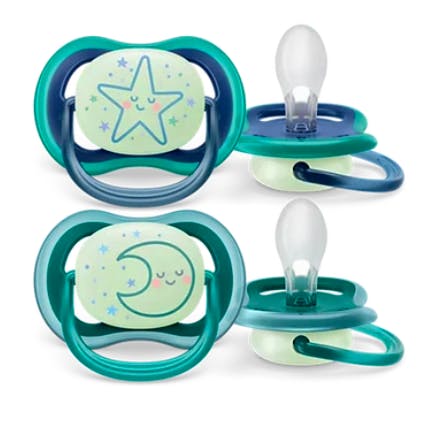 Philips Avent SCF376/14 Ultra Air Nighttime 6-18 M Purple/Blue 2 stk