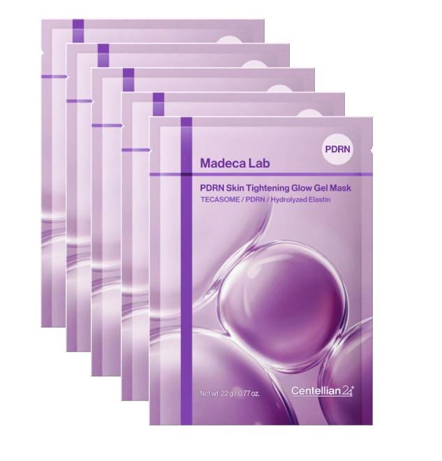 Centellian24 PDRN Skin Tightening Glow Gel Mask Pack 5 stk