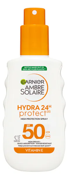 Garnier Ambre Solaire Hydra 24H Protect High Protection Spray SPF50 150 ml