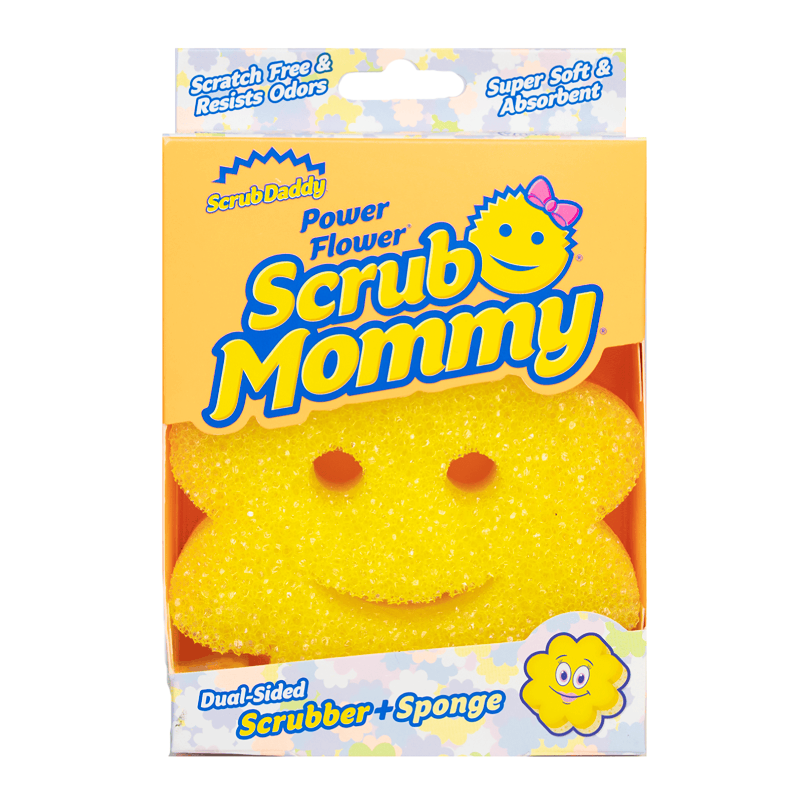 Scrub Daddy Scrub Mommy Power Flower Yellow 1 kpl