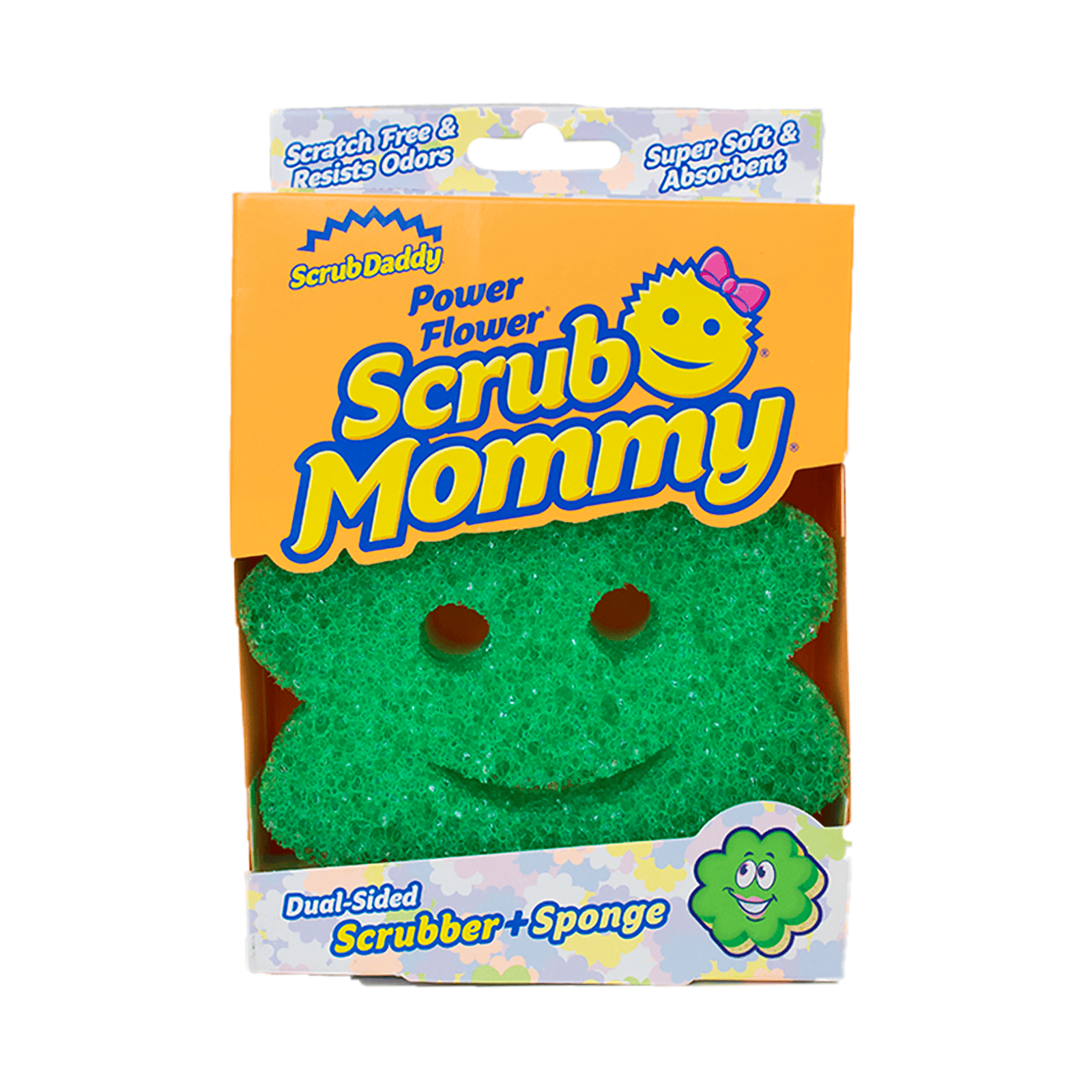 Scrub Daddy Scrub Mommy Power Flower Green 1 kpl