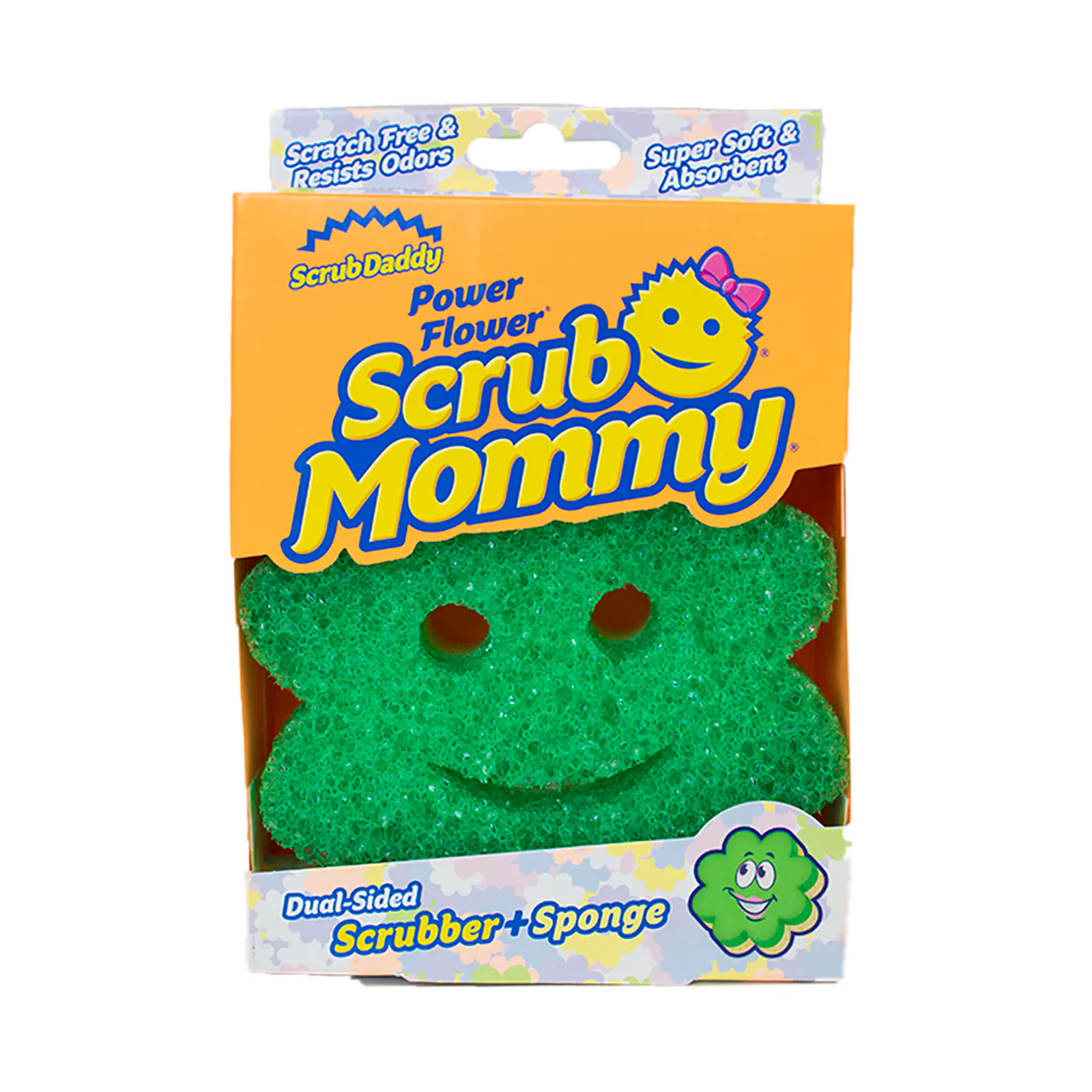 Scrub Daddy Scrub Mommy Power Flower Green 1 st