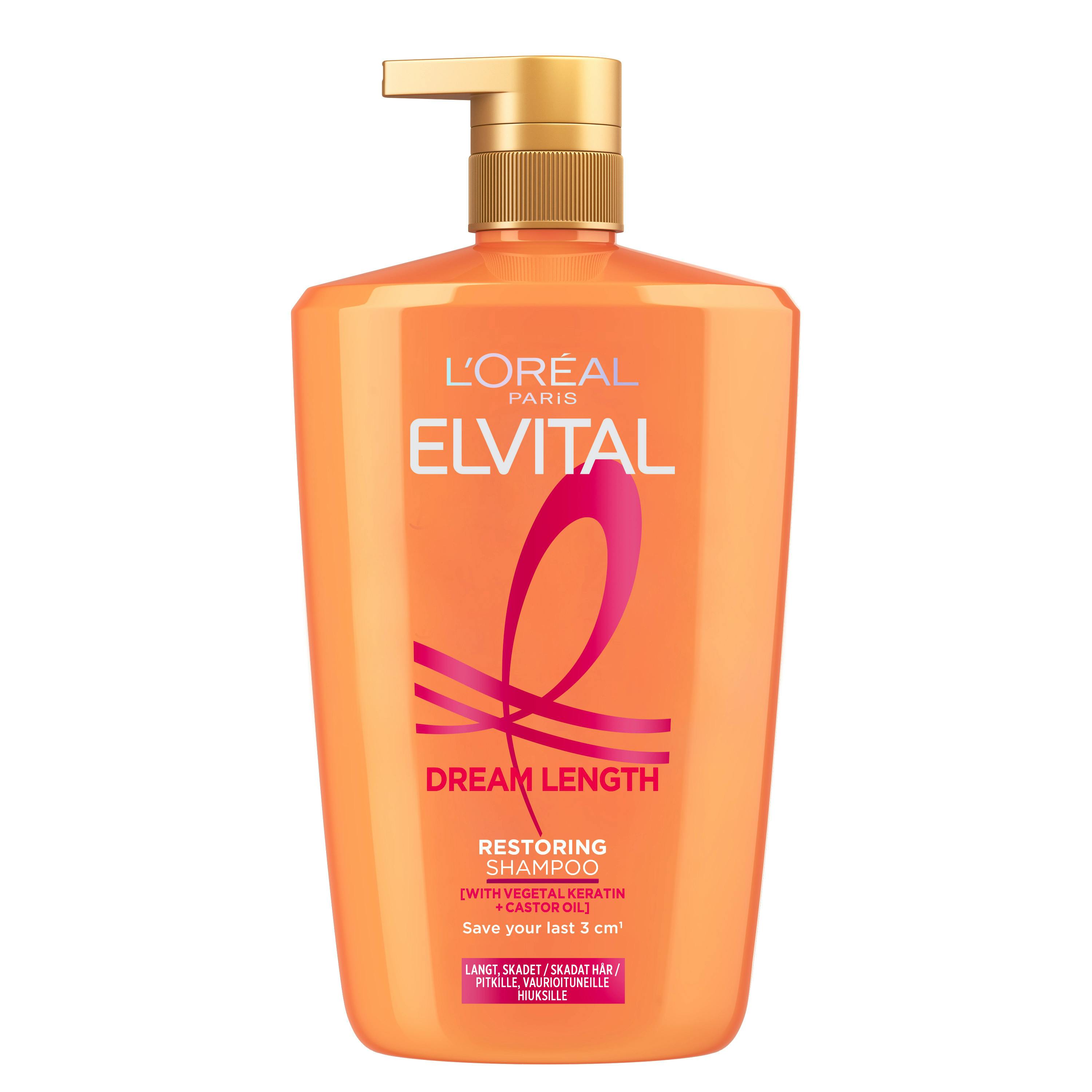 L'Oréal Paris Elvital Dream Length Shampoo For Long Hair 1000 ml