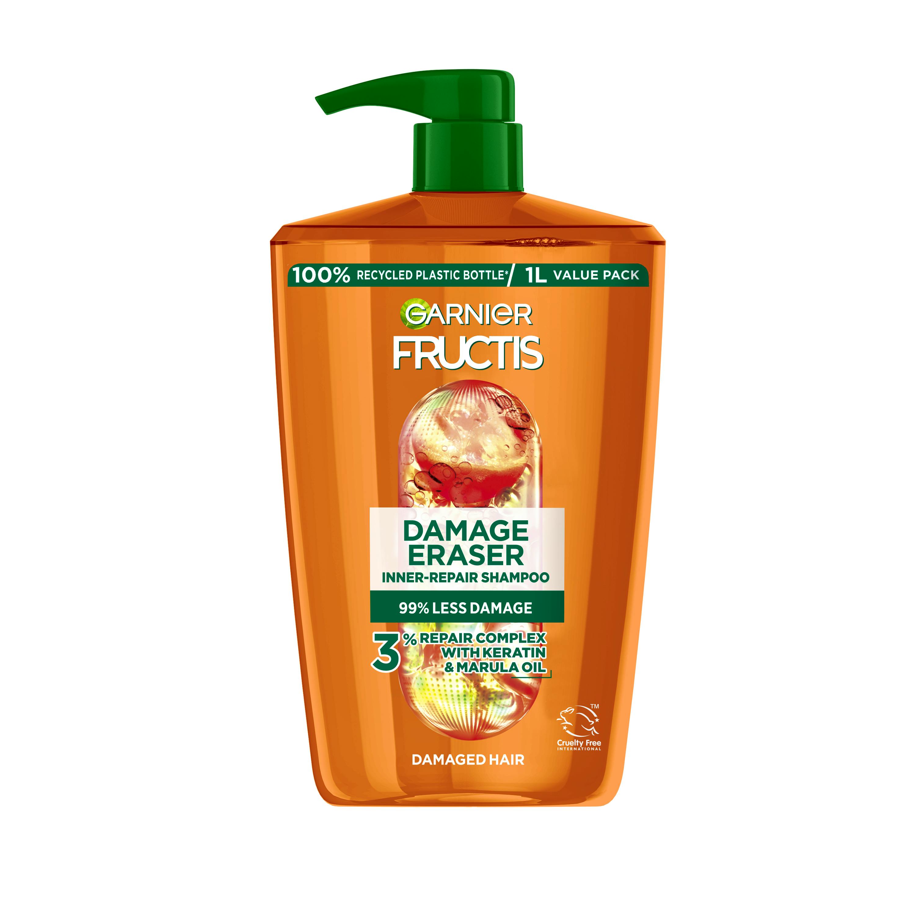 Garnier Fructis Damage Eraser Shampoo For Damaged Hair 1000 ml