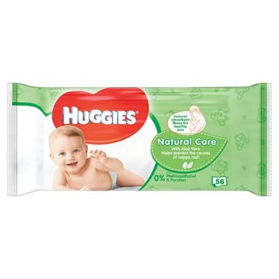 Huggies Baby Wipes Natural Care 56 pcs