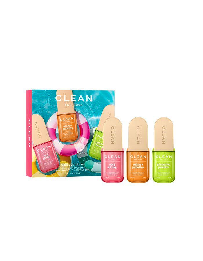 Clean Gift Set Spring Hair & Body Perfume Mist 30 ml + 30 ml + 30 ml