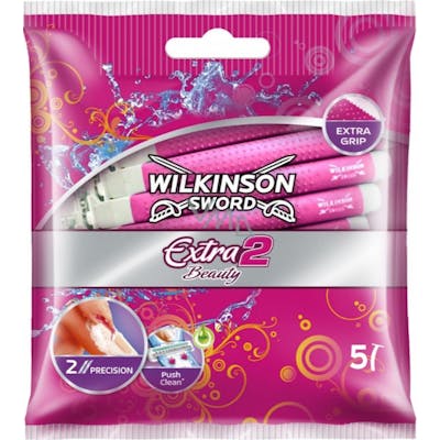 Wilkinson Sword Extra 2 Beauty Disposable Razors 5 stk