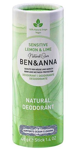 Ben & Anna Natural Deodorant Sensitive Lemon & Lime 40 g