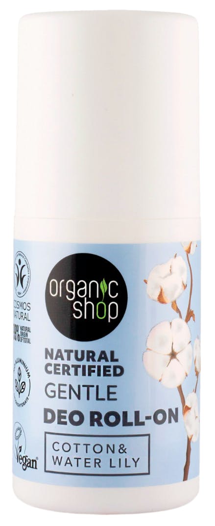 Organic Shop Natural Certified Gentle Deo Roll-On Cotton & Water Lily 50 ml