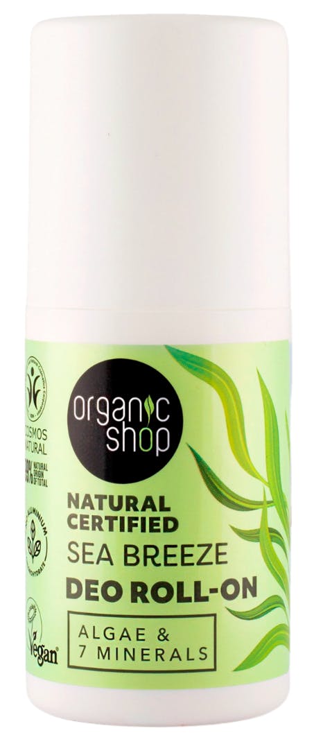 Organic Shop Natural Certified Sea Breeze Deo Roll-On Algae & 7 Minerals 50 ml