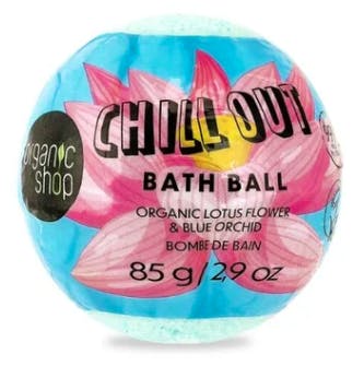 Organic Shop Chill Out Organic Lotus Flower & Blue Orchid Bath Ball 85 g