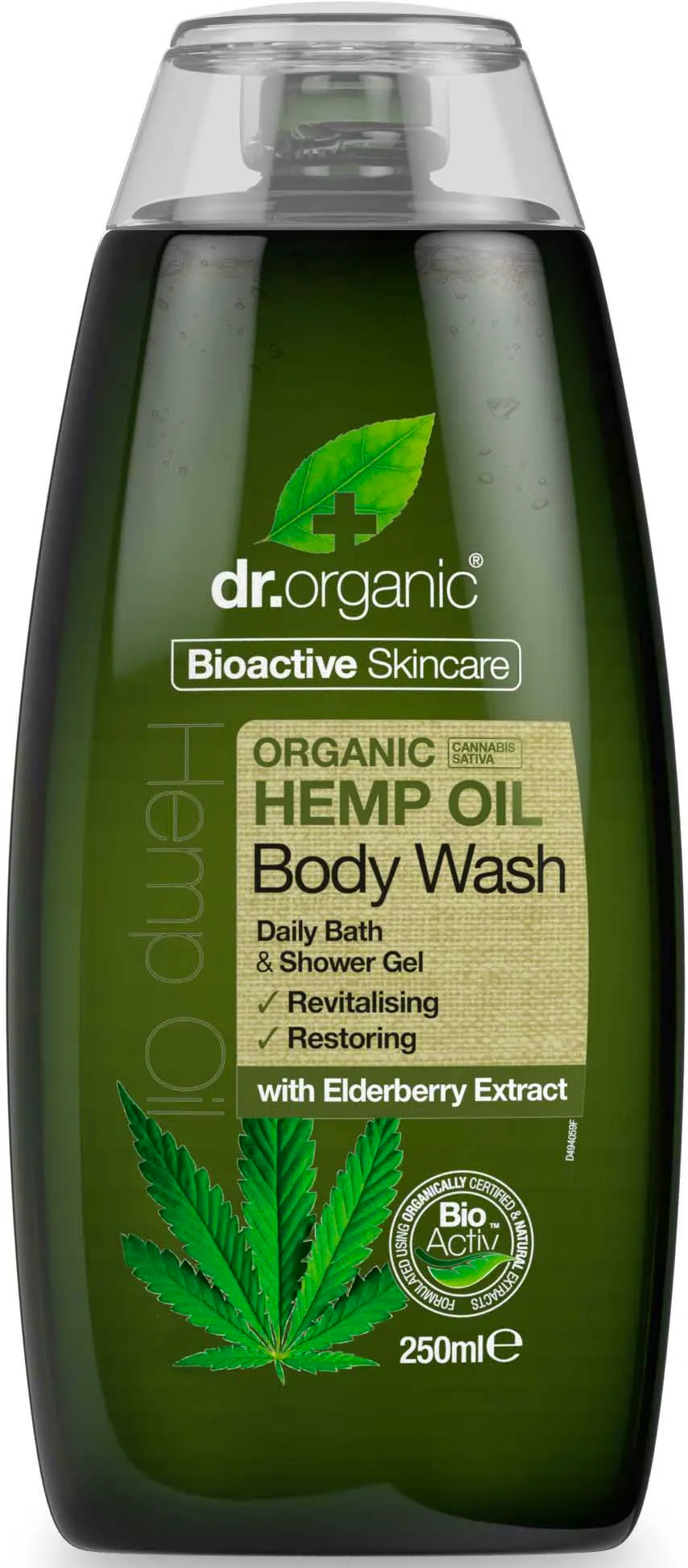 Dr. Organic Hemp Oil Body Wash 250 ml