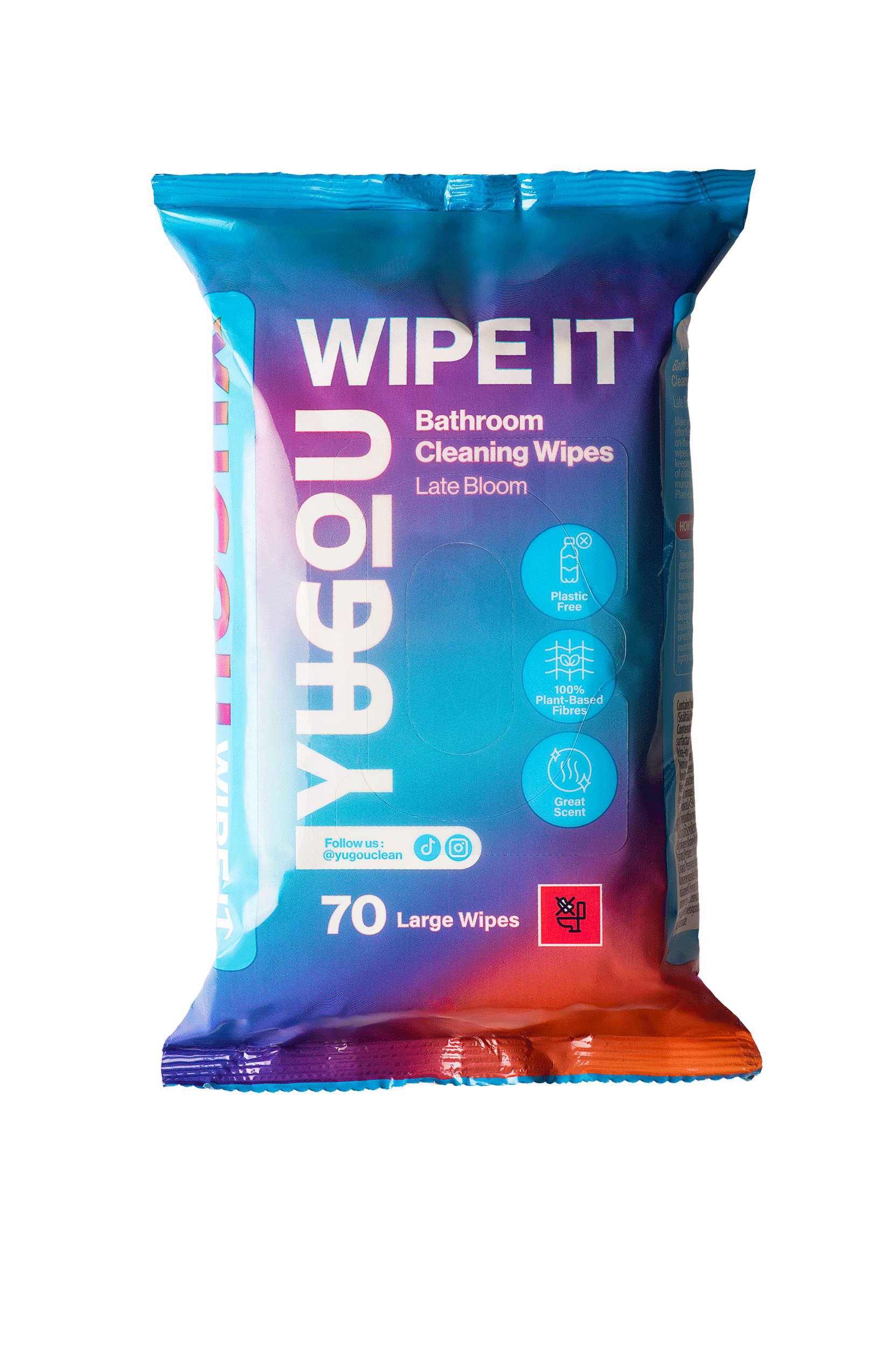 YUGOU Wipe It Bathroom Cleaning Wipes Late Bloom 70 st