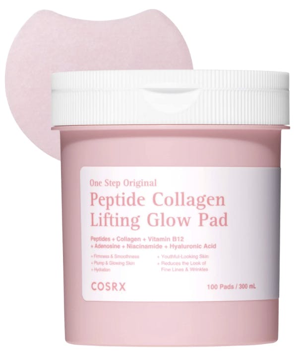 Cosrx One Step Original Peptide Collagen Lifting Glow Pad 100 st