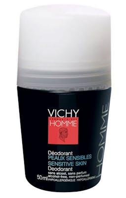 Vichy Homme Deo Roll On Sensitive Skin 48h 50 ml