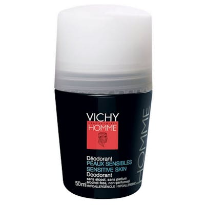Vichy Homme Deo Roll On Sensitive Skin 48h 50 ml