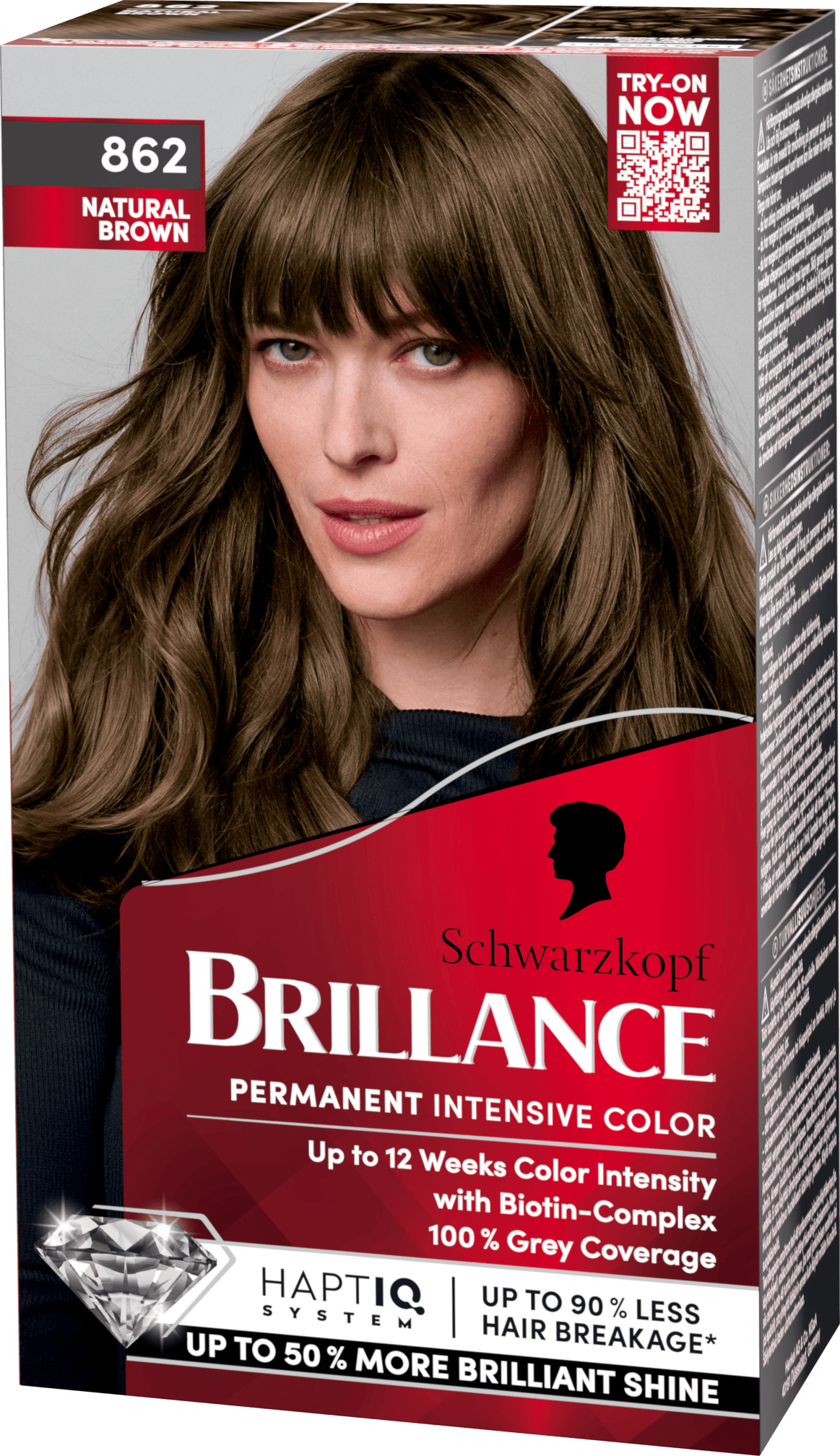 Schwarzkopf Brillance 862 Natural Brown 1 st