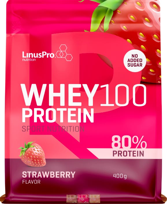 LinusPro Whey100 Strawberry 400 g