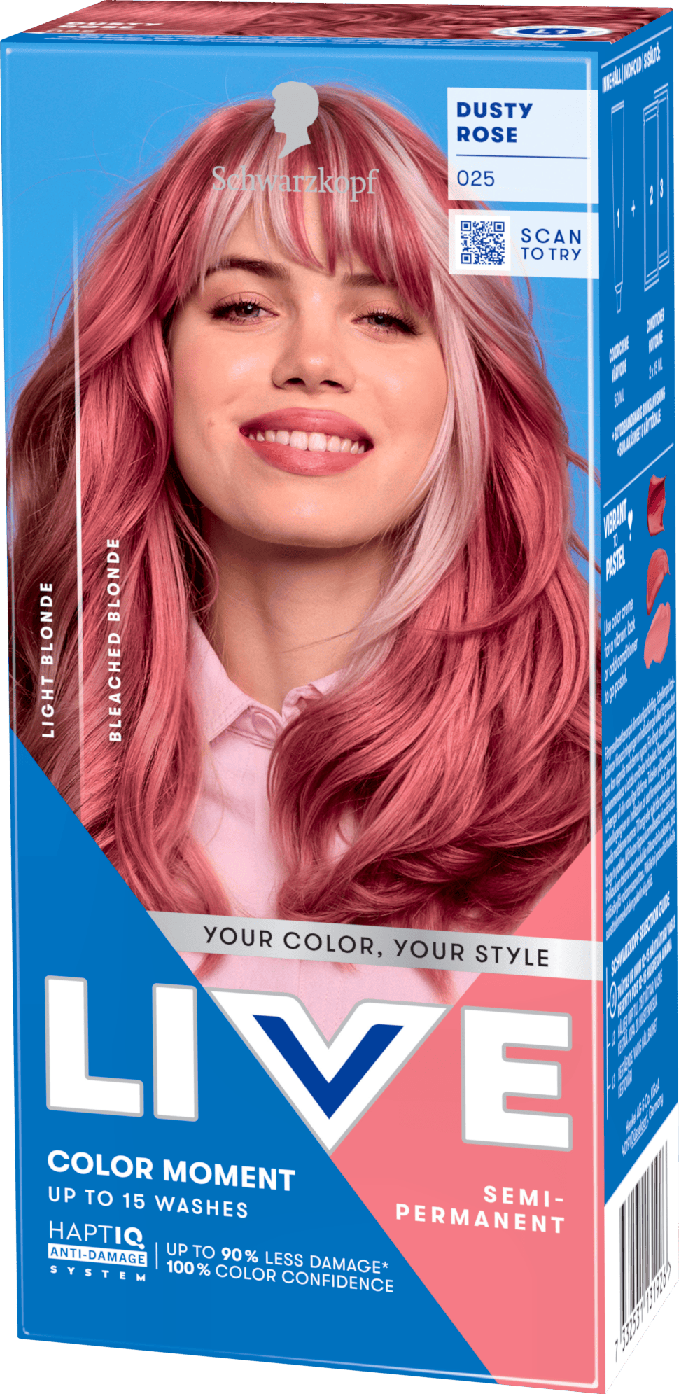 Schwarzkopf LIVE Color Moment 25 Dusty Rose 
