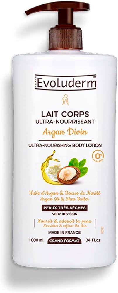 Evoluderm Argan Oil & Shea Butter Bodylotion 1000 ml