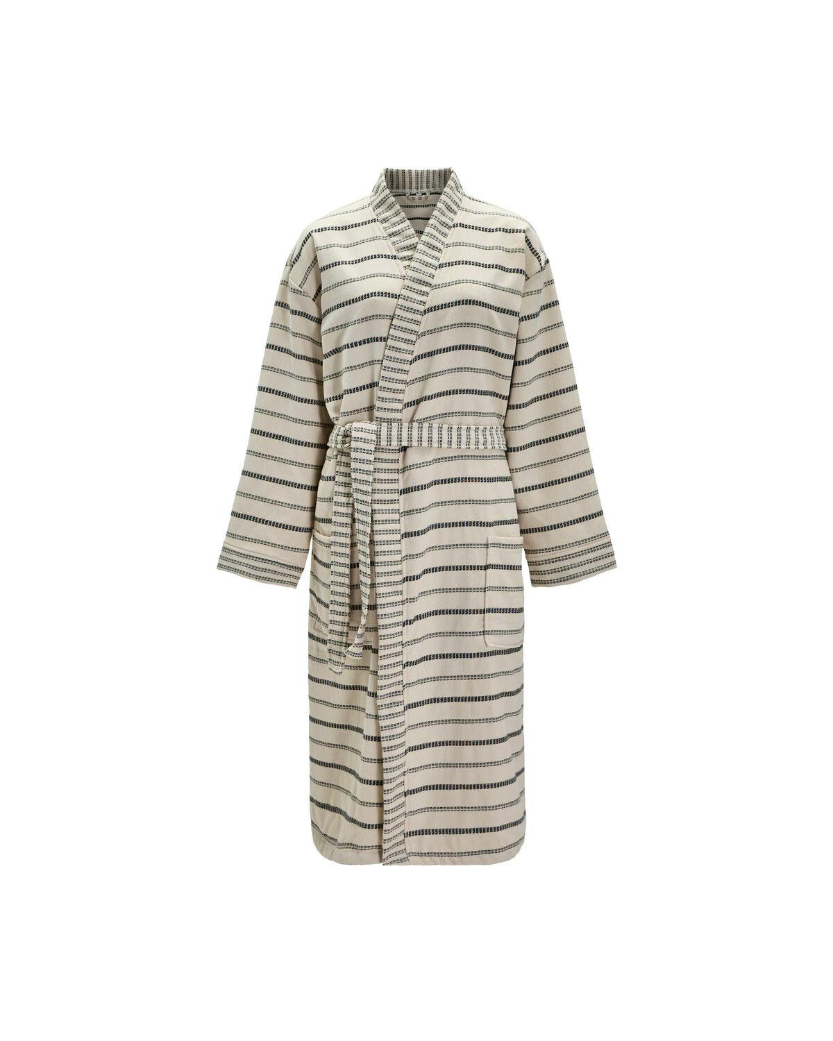 Meraki Bath Robe S/M Off-White/Black 1 kpl