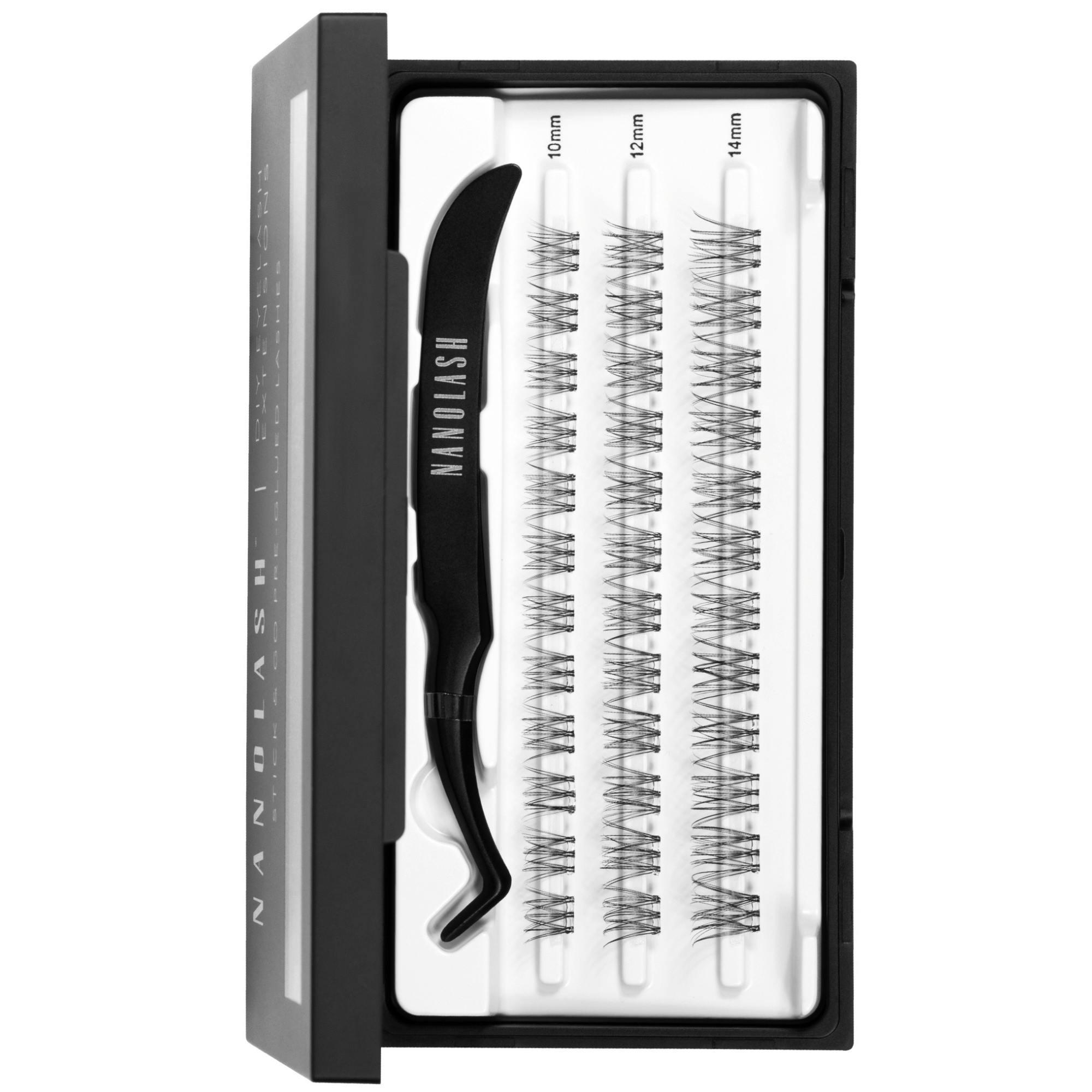Nanolash DIY Eyelash Extensions Stick & Go Pre-Glued Lashes Innocent Long 77 g