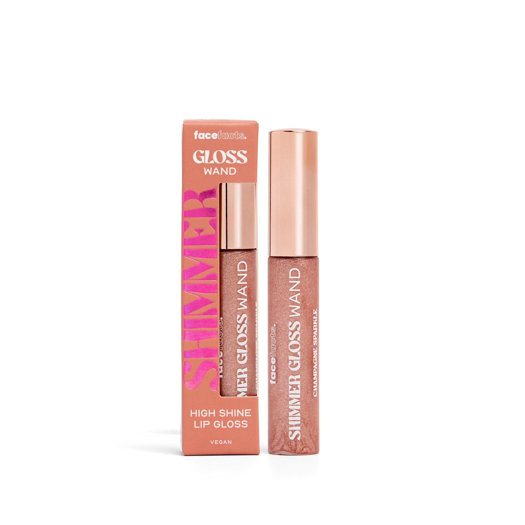 Face Facts Shimmer Gloss Wand Champagne Sparkle 10 ml