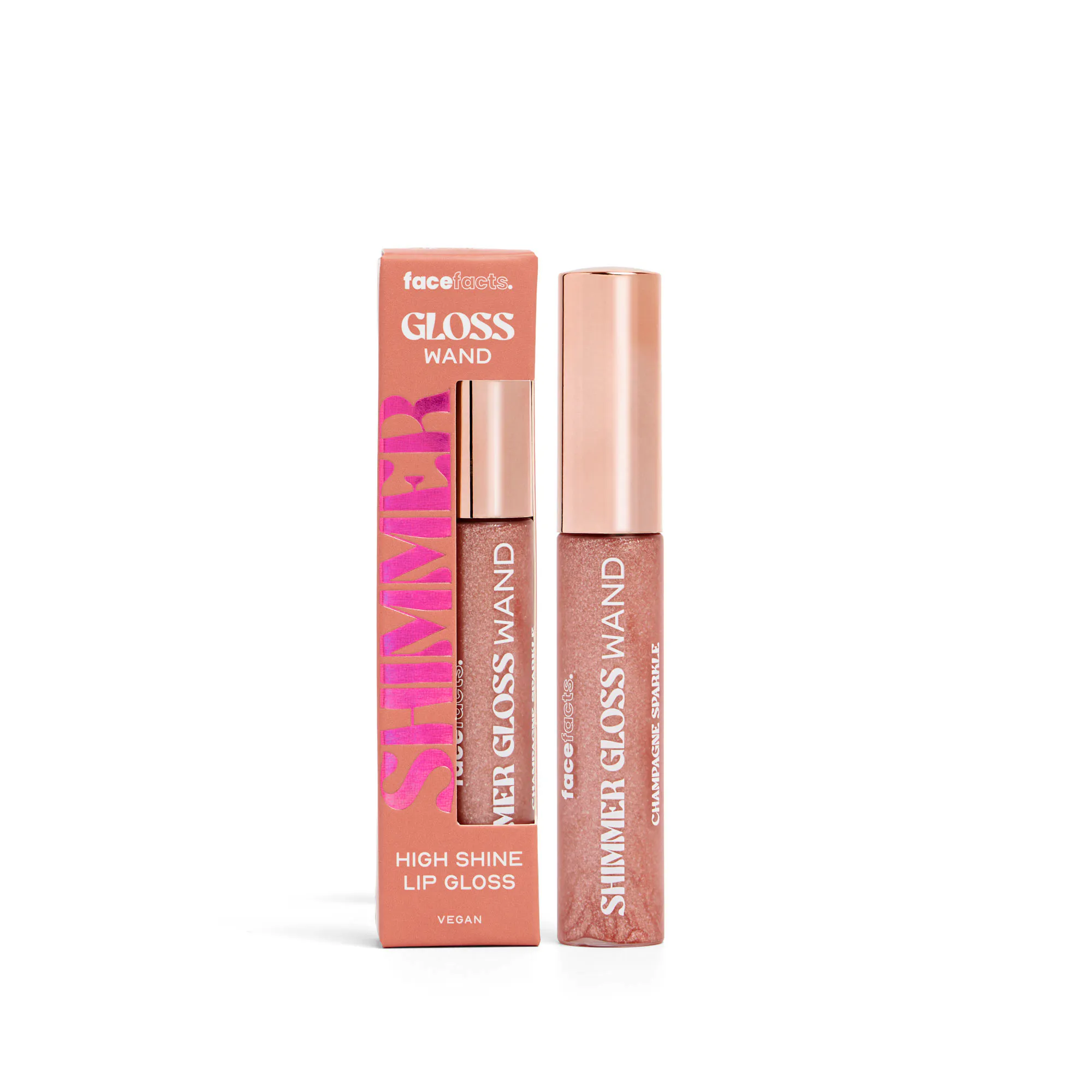 Face Facts Shimmer Gloss Wand Champagne Sparkle 10 ml