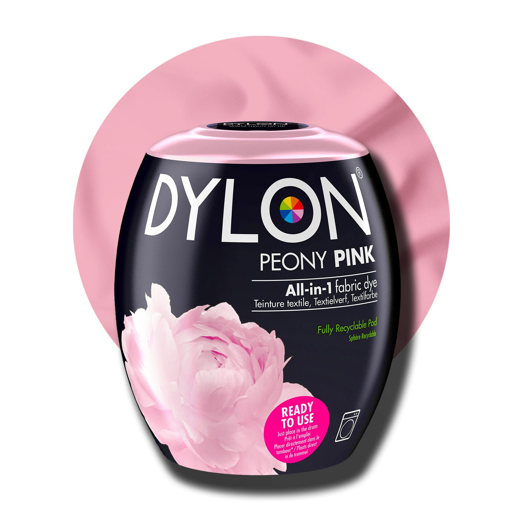 Dylon Pod 07 Peony Pink 350 g