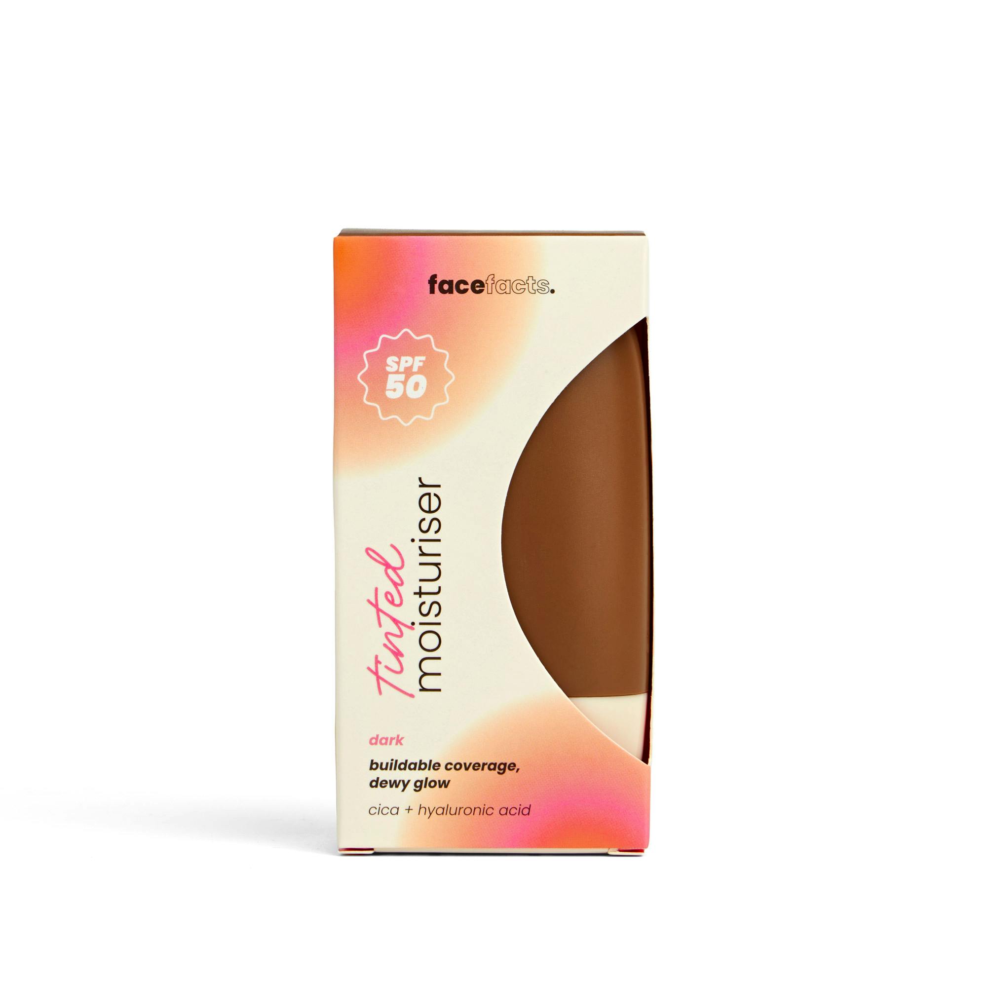 Face Facts SPF 50 Tinted Moisturiser Dark 50 ml