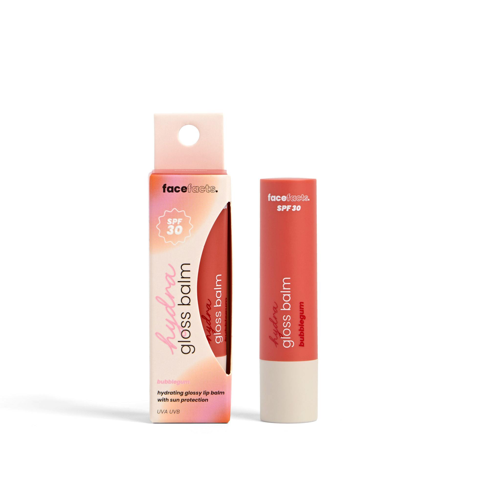 Face Facts SPF 30 Hydra Gloss Balm Bubblegum 3 g