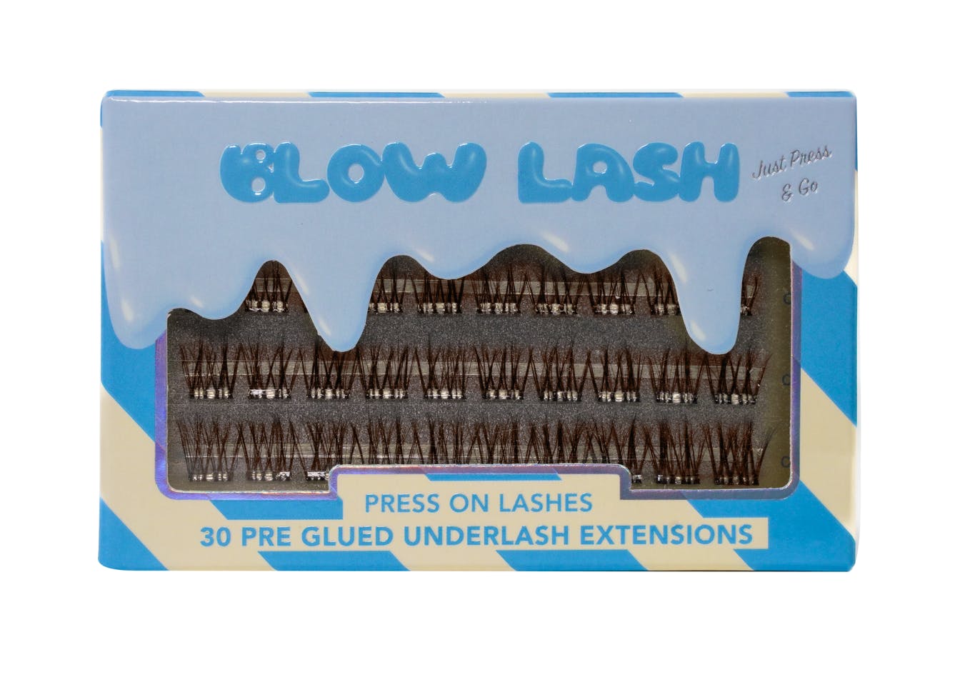Blow Lash Press On Lashes Fancy Brown 30 stk