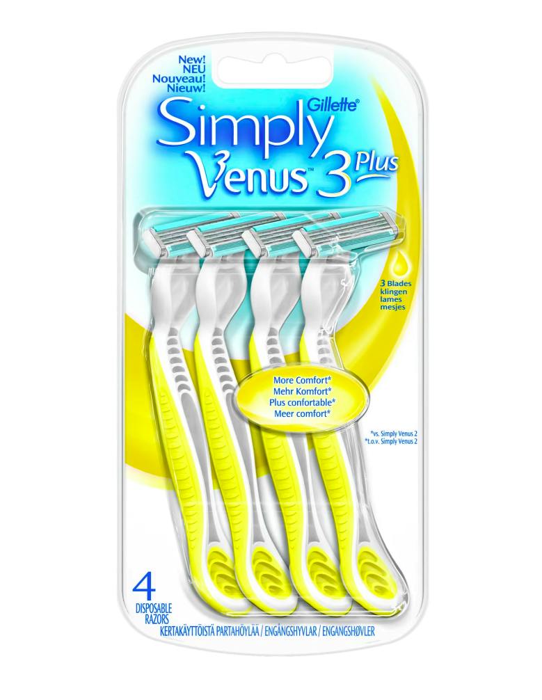 Gillette Simply Venus 3 Plus 4 st