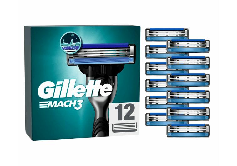 Gillette Mach3 Rakblad 12 st