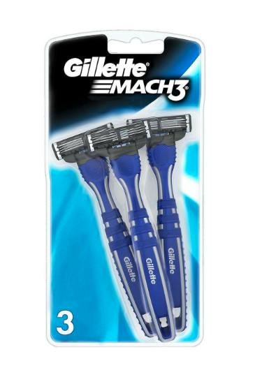 Gillette Mach3 Disposable Razors 3 st