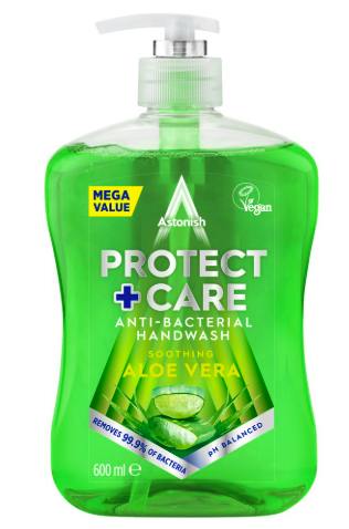 Astonish Clean & Protect Antibacterial Handwash Aloe Vera 600 ml