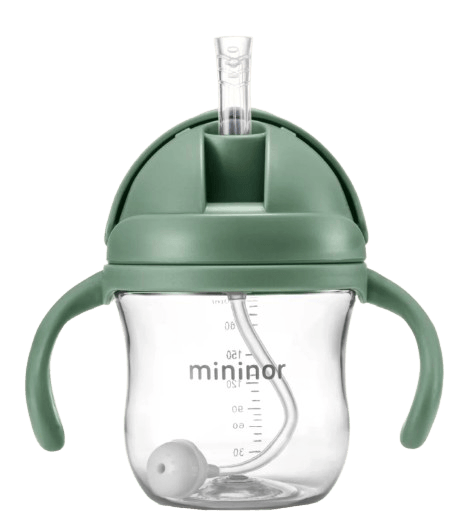 Mininor Stro Fles Tritan Green 220 ml