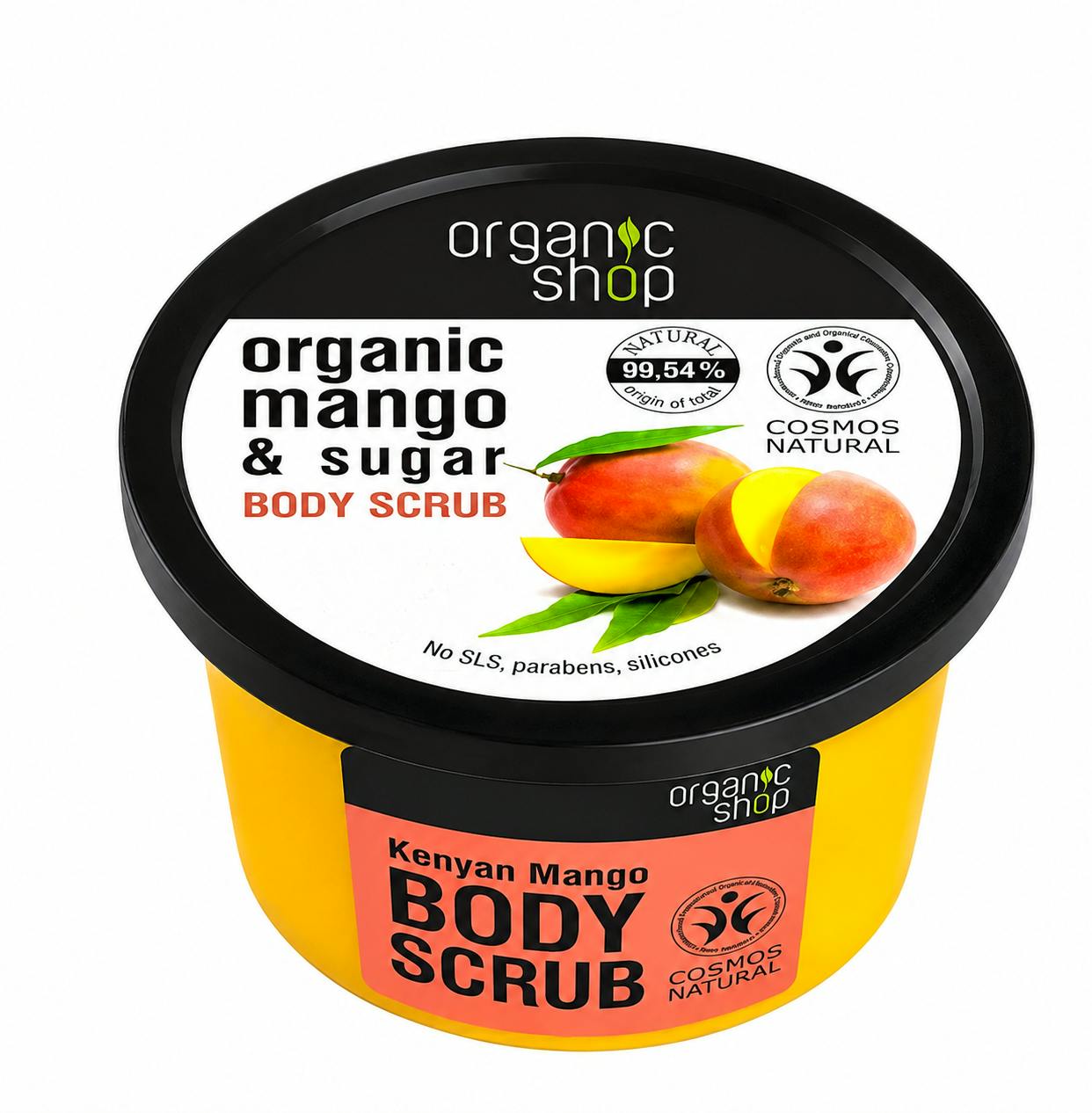 Organic Shop Organic Mango & Sugar Body Scrub 250 ml