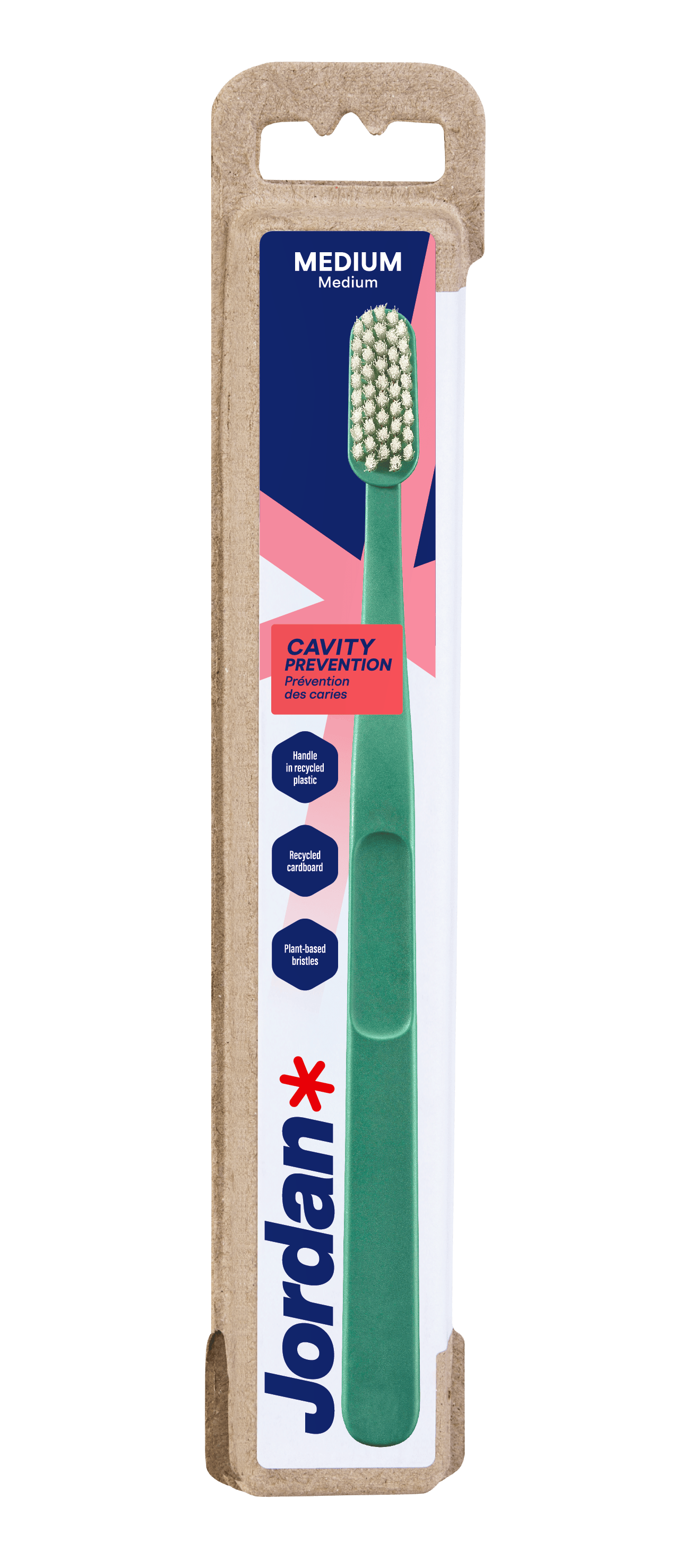 Jordan Clean Smile Care Toothbrush Medium 1 stk