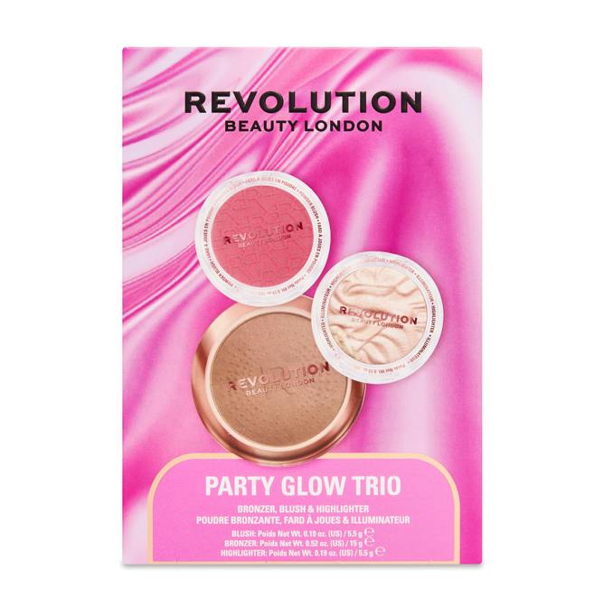 Revolution Party Glow Face Powder Trio 3 st
