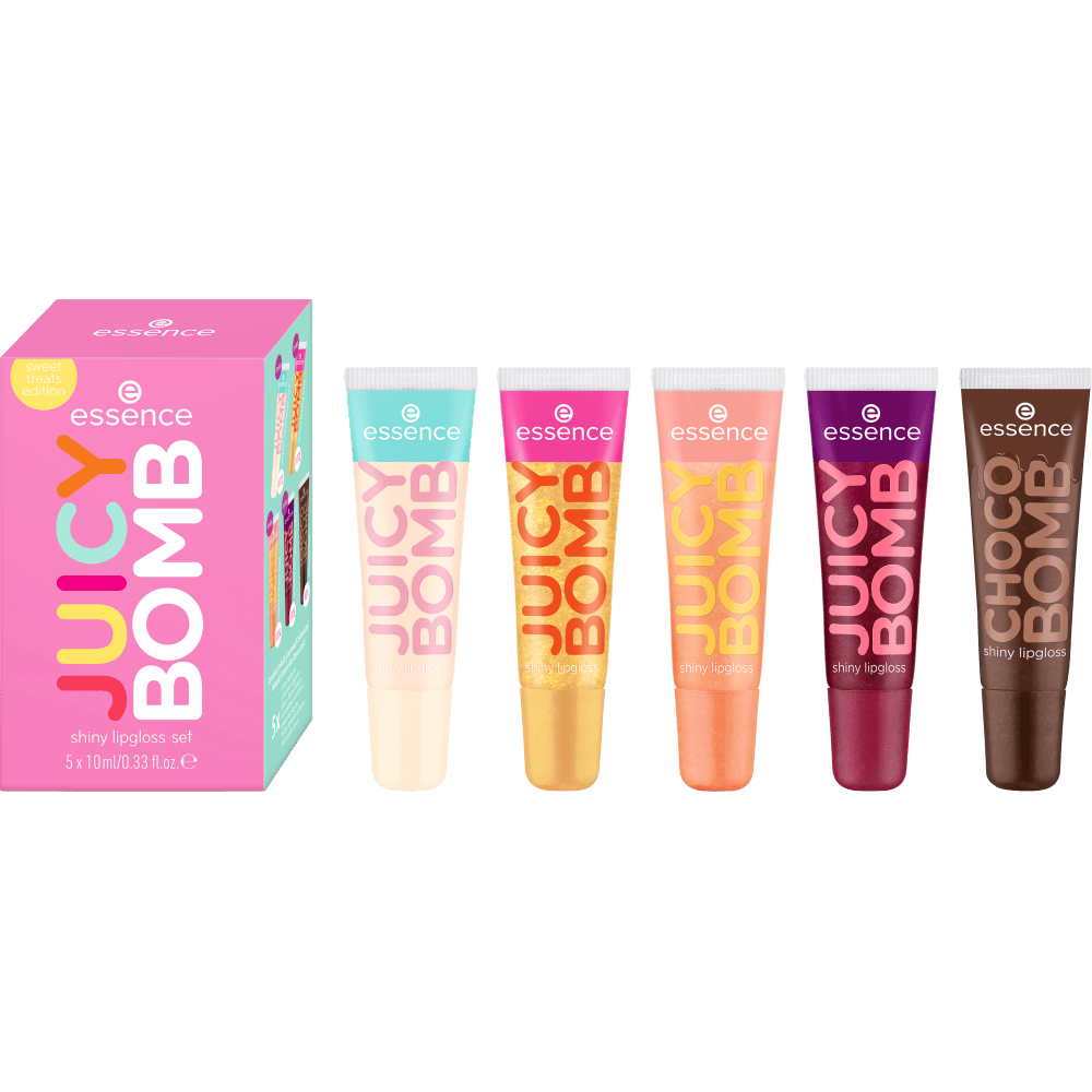 Essence Juicy Bomb Shiny Lipgloss Set Sweet Treats Edition 04 Sugar Coated 5 st