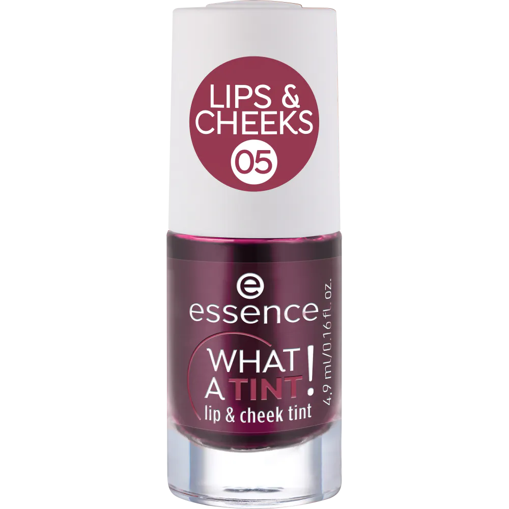 Essence What A Tint! Lip & Cheek Tint 05 Velvet Berry 4 ml