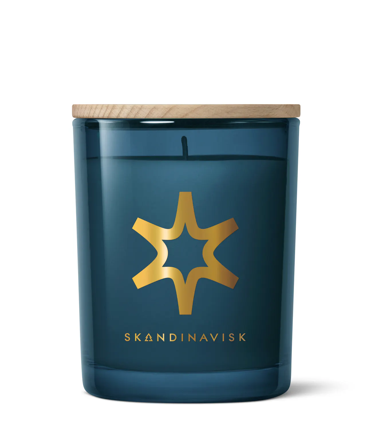 SKANDINAVISK Stj&auml;rna Gold Symbol Scented Candle Midnight Blue 200 g