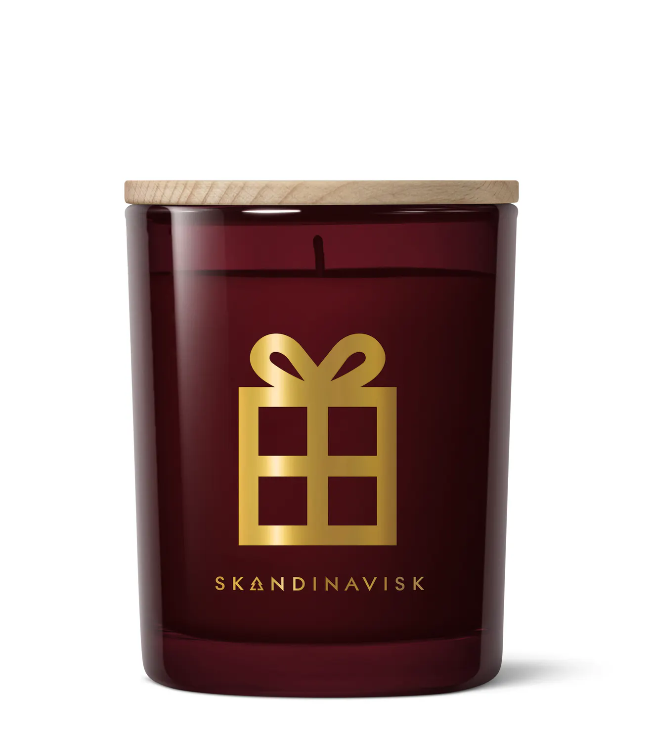 SKANDINAVISK Jul Gold Symbol Scented Candle Merlot Red 200 g
