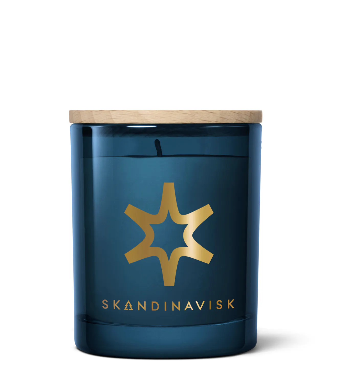 SKANDINAVISK Stj&auml;rna Gold Symbol Scented Candle Midnight Blue 65 g