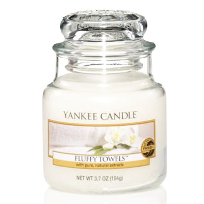 Yankee Candle Classic Small Jar Fluffy Towels Candle 104 g