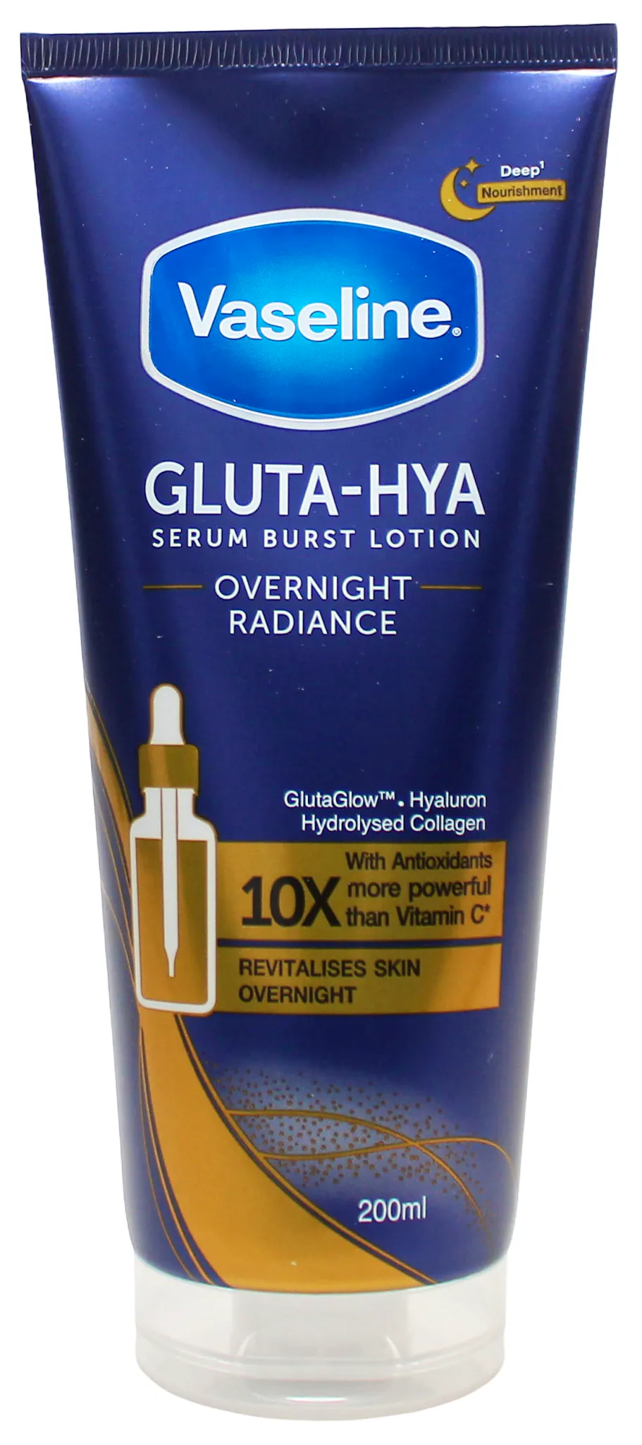 Vaseline Gluta-Hya Serum Burst Lotion Overnight Radiance 200 ml