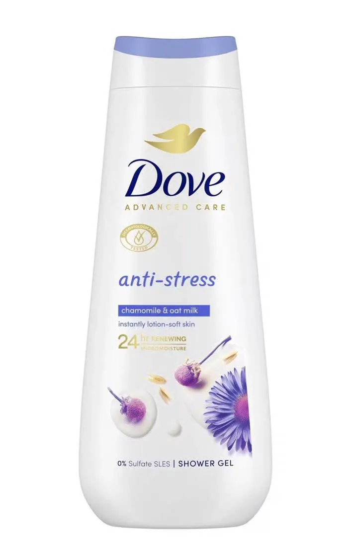 Dove Advanced Care Anti-stress Chamomile & Oat Milk Shower Gel 600 ml