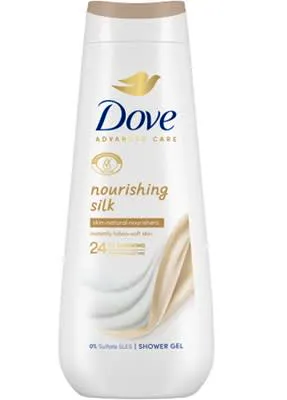 Dove Advanced Care Nourishing Silk Shower Gel 600 ml